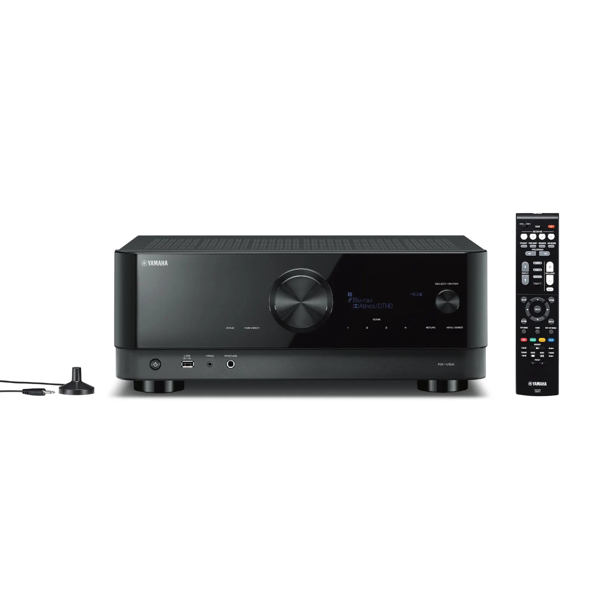 Home theatre A/V surround receiver with remote