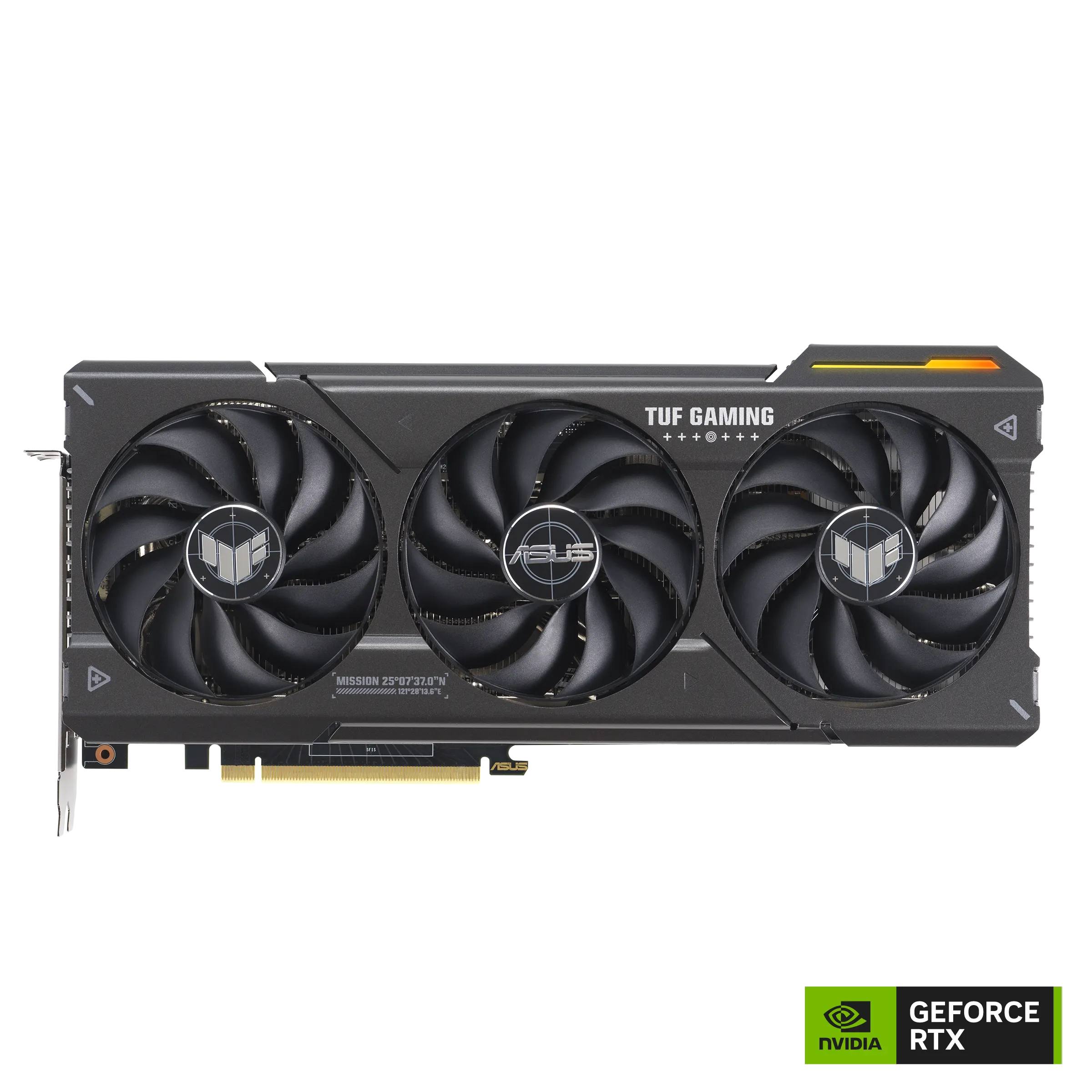 Triple-fan desktop graphics card