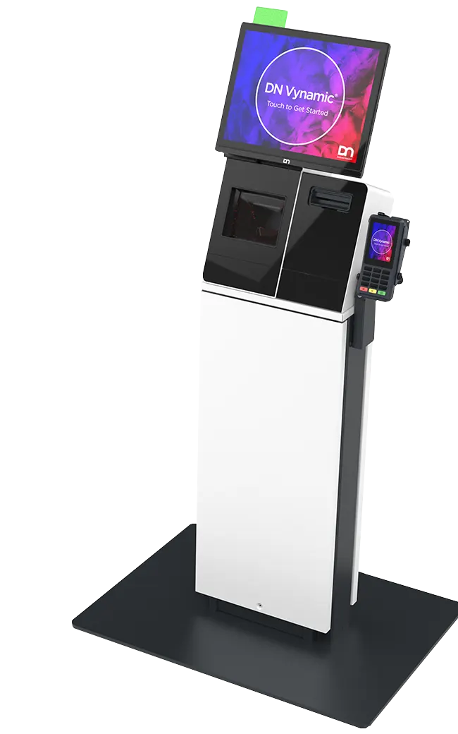 Self-checkout kiosk pedestal
