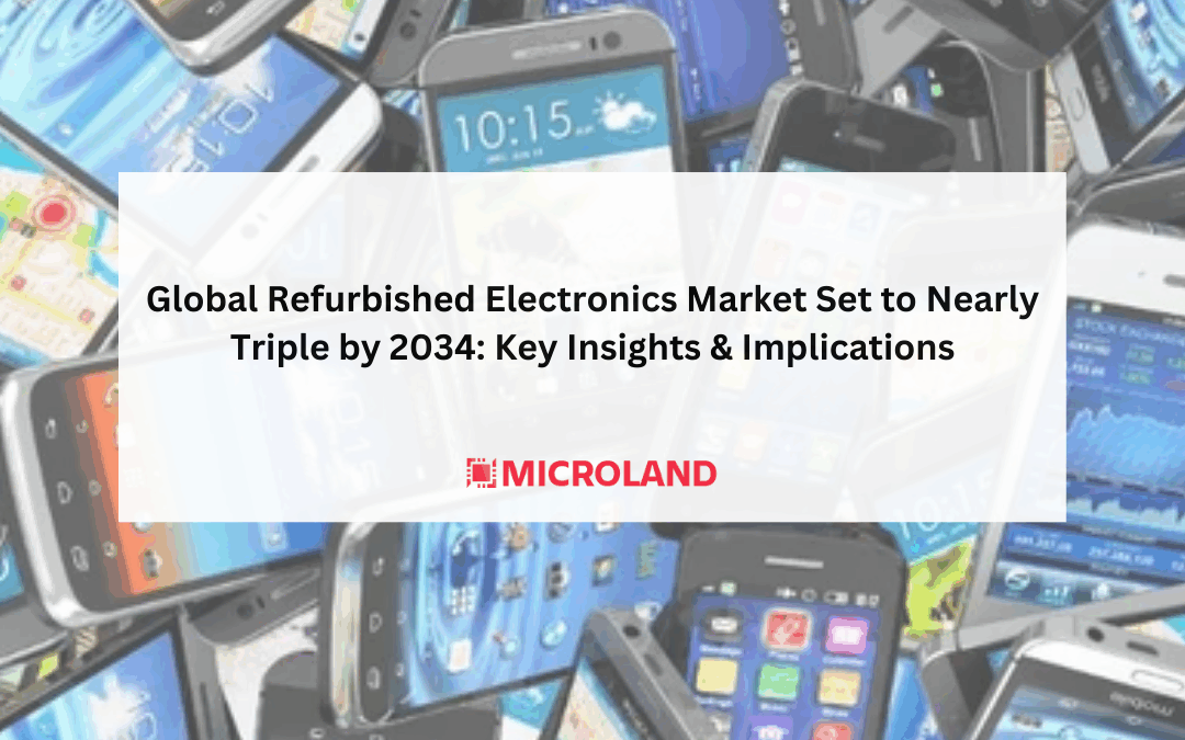 Global Refurbished Electronics Market Set to Nearly Triple by 2034: Key Insights & Implications